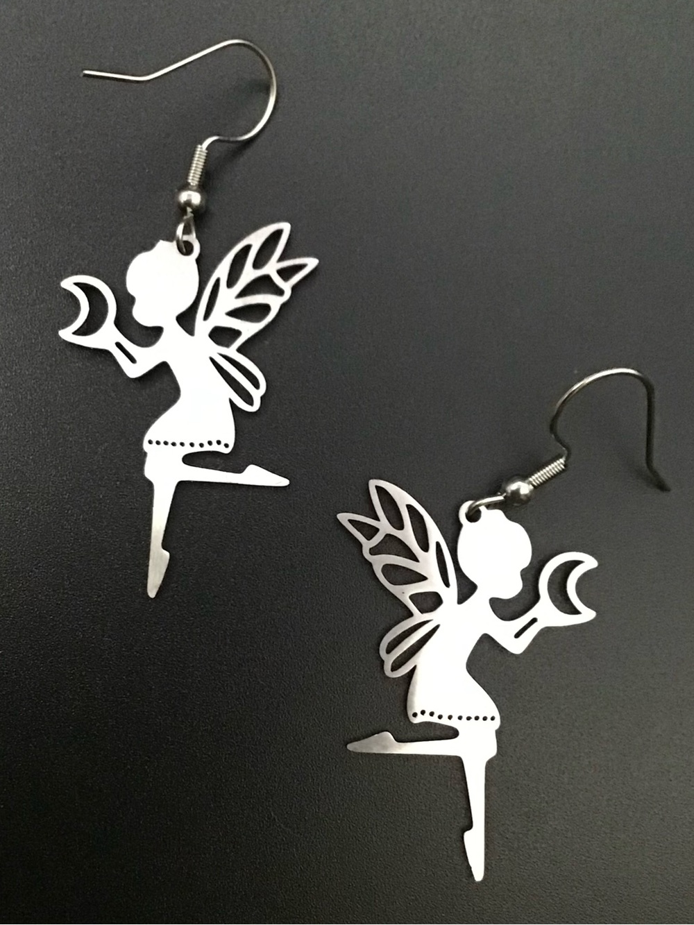 Stainless Steel Fairy Earrings